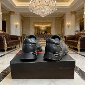 Zapatos de lujo, zapatos deportivos de cuero transpirables para hombre de alta calidad al por mayor, zapatos de moda con logotipo personalizado - Product Image 5