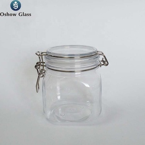 150ml 500ml <span class=keywords><strong>1000ml</strong></span> Vòng thủy tinh <span class=keywords><strong>container</strong></span> kilner kín lọ thủy tinh đặt Clip Top lọ với con dấu khóa Bìa - Product Image 6