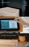 Impresora 3D Dazzle Dazz 3D L120P de Alta Precisión con Purificación de Aire para Diseño y Fabricación de Joyería, Resina Fotosensible LCD