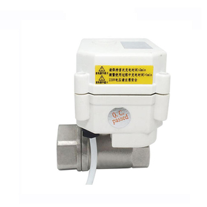 Vanne à boisseau sphérique électrique automatique à rappel par ressort DN15 1/2 pouce, 2 voies, passage plein, filetage NPT, en acier inoxydable 304, 24 V CC - Product Image 3