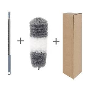 Kit de dépoussiéreur en microfibre avec perche télescopique, têtes pliables et lavables, dépoussiéreurs extensibles pour nettoyer les ventilateurs de plafond - Product Image 3