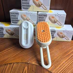 Wholesale In Stock One-Click Hot-Selling <b>Pet</b> Comb with Non-Damaging Bath Spray Cross-Border Plastic Tool - Product Image 1