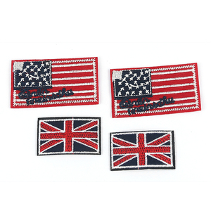 Tùy chỉnh polyester thêu <span class=keywords><strong>c</strong></span>á<span class=keywords><strong>c</strong></span> bản vá lỗi <span class=keywords><strong>c</strong></span>ờ <span class=keywords><strong>c</strong></span>á<span class=keywords><strong>c</strong></span> bản vá lỗi hoodie áo treo thêu vá - Product Image 3