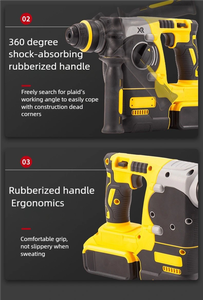 Trapano a Percussione Elettrico Industriale 21V ad Alta Potenza a Batteria, Multifunzione per Uso Domestico Fai-da-te - Product Image 5