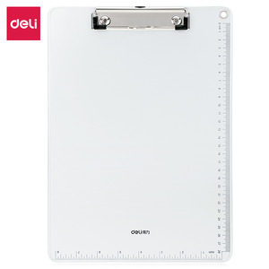 Deli Writing Board A4 Plastic Clip Board With Ruler For Meeting Sketching Note Taking - Product Image 1