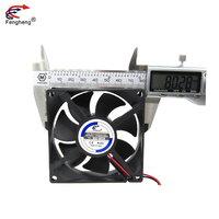 80x80x25mm 80mm 8025 12v DC eksenel akış kol yatak havalı ısıtıcı endüstriyel egzoz fanı 8cm