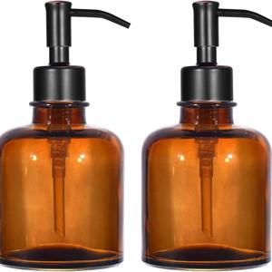 Vide Ambre clair 350ml <span class=keywords><strong>Verre</strong></span> Main Distributeur De Savon <span class=keywords><strong>Mousseur</strong></span> Bouteille Pompe Noir Distributeur De Savon Liquide En Gros Cosmétique Mousse Bouteille - Product Image 6