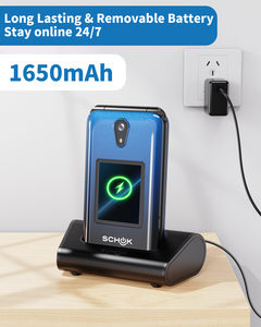 โทรศัพท์มือถือ 4G ความจุแบตเตอรี่ 1650mAh สำหรับตลาดสหรัฐอเมริกา |   รองรับแอนดรอยด์, ไวไฟ และ GPS - Product Image 5