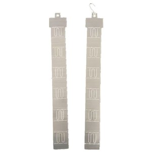 Display Hanging <b>Strips</b> for Supermarkets Made of <b>Plastic</b> PP Transparent Double-sided with 6 Hooks Length 38.5cm - Product Image 3