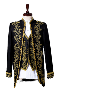 Traje <span class=keywords><strong>de</strong></span> Príncipe Vintage <span class=keywords><strong>para</strong></span> Hombre, Traje <span class=keywords><strong>de</strong></span> Vestido <span class=keywords><strong>de</strong></span> Boda, Blazer con Pantalones, Conjunto <span class=keywords><strong>para</strong></span> Halloween <span class=keywords><strong>para</strong></span> Disfraces y Bodas - Product Image 1