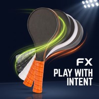 Raquette de pickleball professionnelle en fibre de carbone FX avec une épaisseur de 16 mm et une surface texturée pour l'entraînement et les tournois