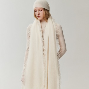 100% Cashmere <b>Large</b> Winter <b>Scarf</b> for Women with Tassels, Knitted Cashmere Shawl Wrap, Warm Neck <b>Scarf</b> and Versatile Cape - Product Image 2
