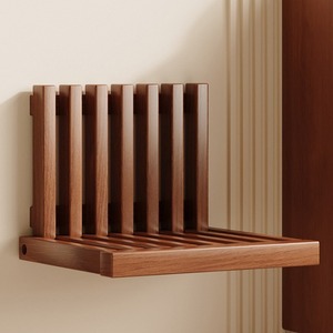 <span class=keywords><strong>Panca</strong></span> Portascarpe Pieghevole e Regolabile in Legno Massello Moderno, Sgabello da Ingresso per Hotel, Appartamenti e Ville - Product Image 3