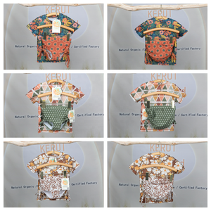 Kerui ชุดว่ายน้ำเด็กผู้หญิงสำหรับเด็กวัยหัดเดินชุดว่ายน้ำ2ชิ้นสำหรับฤดูร้อนชุดว่ายน้ำเด็กอายุ50 + ป้องกันแสงแดดชุดว่ายน้ำแขนสั้น - Product Image 3