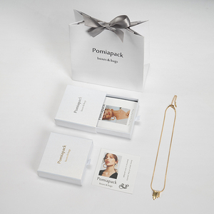 2025 New Custom Logo giấy trắng tông Nhẫn ngăn kéo Bao bì hộp đồ trang sức và túi xách - Product Image 2