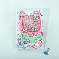 Cuaderno A7 de Hojas Sueltas Acrílicas con Diseño Navideño y de Halloween de Mikko, Estilo Japonés y Coreano, 50 Páginas, Diario DIY, Dibujos Animados y Anime