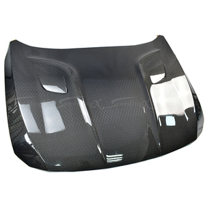 CUSTOMIZED SPX STYLE HONEYCOMB CARBON FIBER <strong>ENGINE</strong> HOOD BONNET for 2018-2022 HONDA ACCORD 10TH GEN Body Kit - Product Image 2
