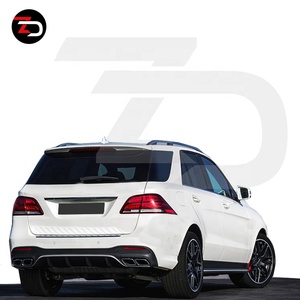 Kit carrosserie de style GLE 63 en matériau PP avec pare-chocs avant, calandre avant, tuyau d'échappement pour Mercedes GLE Classe W166 300 400 450 - Product Image 3
