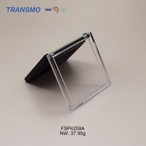 Boîtier vide pour fard à joues, emballage compact pour poudre pressée, étui carré vide pour fard à paupières individuel - Product Image 5