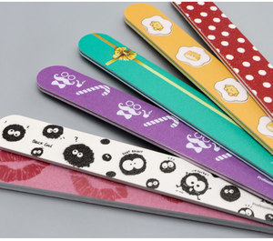 File kuku kualitas tinggi 100/180 180/240 pola Retro lucu File kuku dua sisi amplas papan spons File kuku - Product Image 1