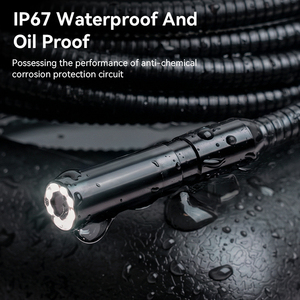 Endoscope industriel portable avec écran 4,3 pouces, caméra boroscope avec objectif étanche de 8 mm, outil d'inspection HD 2MP pour HVAC et appareils électroménagers - Product Image 4
