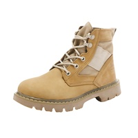 Bottes de désert en cuir véritable pour hommes, style vintage européen et américain, bottes de travail à la cheville pour l'extérieur, bottes de moto Martin