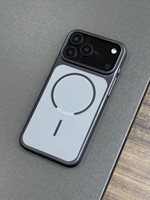 Nouveauté, coque de téléphone portable magnétique sans fil ultra-fine en PC résistant aux chocs pour 17 Pro Max 16 15 14
