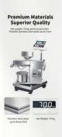 Mini Automatische Palmolie Schroefpersmachine Hoge Capaciteit 30kg/u RVS Olie-extractor