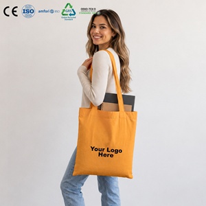 Warm Tone Printable Cotton Canvas Medium Vertical Profile Long Comfort Strap <b>Tote</b> Bag for Student Campus <b>Book</b> Transport - Product Image 1