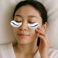 Mini masseur pour les yeux en forme de goutte d'eau Massage par vibration Soins raffermissants pour la peau Anti-âge Supprimer les rides Masseur pour les yeux foncés