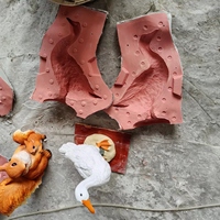 Moule en silicone et fibre de verre pour décoration de jardin, animaux en béton, moule en caoutchouc de haute qualité pour animaux en fibre de verre et ciment, à vendre
