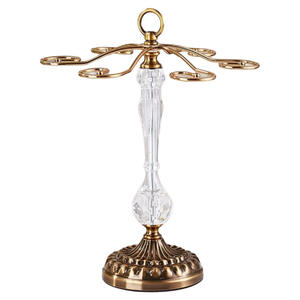 Porte-verres à vin suspendu moderne, design rond, résistant à la rouille, pour une utilisation à la maison ou lors de fêtes, aucun perçage requis - Product Image 3