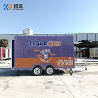 Remorque de Concession Camion Alimentaire Mobile Moderne avec Applications de Snacks et Frites