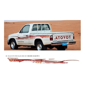 Calcomanías para coche pegatinas de vinilo para carrocería de coche <span class=keywords><strong>4x4</strong></span> para coche Toyota hilux 2002 - Product Image 1