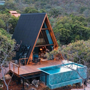 Casa Prefabricada de Aluminio, Villa Contenedor Moderna, Grosor Estándar para Vivir al Aire Libre - Product Image 1