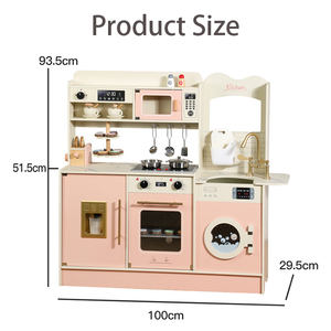 Set Cucina Giocattolo Montessori in Legno per Bambini, Accessori per Giochi di Finzione in Età Prescolare per Bambini e Bambine Che Amano Cucinare - Product Image 6