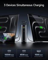 Chargeur Portable CUKTECH 15 Ultra 20000 mAh 140 W 3 Ports USB-C PD3.1 à Charge Rapide, Batterie Externe Intelligente