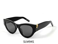 Lunettes de Soleil Ovales en Écaille de Tortue Sur Mesure de Haute Qualité, Lunettes de Soleil Elliptiques en Acétate Biodégradable Effet Œil de Chat LSM945