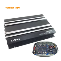 Audio de voiture Haute puissance AB 4 canaux Amplificateur 5800W Puissance Sortie Audio Modification Amplificateur de voiture à quatre canaux