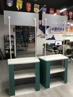 Table de promotion d'équipement d'exposition en plein air de Paris Sports PP/ABS pour comptoir alimentaire pour salons professionnels et événements
