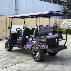 Véhicule de golf classique 6 places non fermé de haute qualité avec batterie 48V et moteur AC intelligent – Offre spéciale - Product Image 3