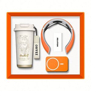 Juego de Regalo Personalizable de Taza de Café de Acero Inoxidable de 500 ml con Masajeador de Cuello, Empaque en Caja de Color Personalizada para Promociones - Product Image 2