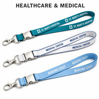 Lanière en nylon imprimée par transfert thermique Danganronpa Medicina avec mousqueton détachable, écologique, personnalisable, professionnelle pour croisière