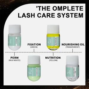 Kit de lifting des cils et des sourcils Flora Ruby, teinture pour cils et sourcils, imperméable, longue durée et soin efficace - Product Image 2