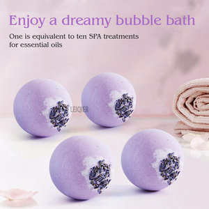 Bolas de Baño Personalizadas, Bolas de Baño Efervescentes con Flores Secas, Bolas de Sal de Baño con Aceites Esenciales, Bombas de Baño, Sales de Baño Explosivas, Esponja de Baño - Product Image 5