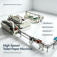 Máquina Semiautomática Pequeña para Hacer Rollos de Papel Higiénico Manual con Caja de Cambios y Motor