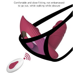 Wearable Sucker and Vibrating 2 in 1 Functional <b>Remote</b> <b>Control</b> Sex Toy <b>Vibrator</b> - Product Image 2