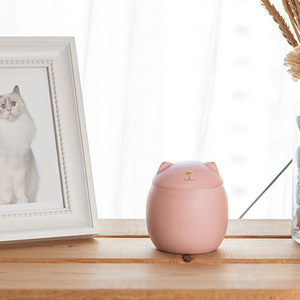 Guci hewan peliharaan keramik kualitas tinggi sesuai pesanan Glossy Frosted Pet Memorial kenang-kenangan untuk anjing kucing abu - Product Image 6
