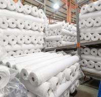 Vente directe d'usine, tissu blanc pour la maison, 190-300 cm, 288F, 100% polyester, tissu pour ensemble de literie