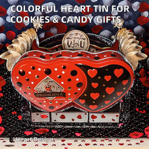 Colorful Heart-Shaped Eco-Friendly Wedding Candy <strong>Tin</strong> Box Recycled Materials for Valentine's Day Mother's Day Father's <strong>Chocolate</strong> - Product Image 3
